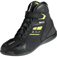 LS2 Garra, Schuhe wasserdicht - Schwarz/Neon-Gelb - 43 EU