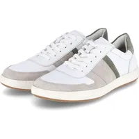LLOYD Herren Low Sneaker Bosco Weiß Ledermix, Farbauswahl:Weiss-Kombi, 9999-englisch-eu-mapping:44