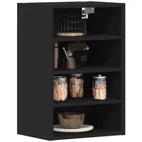 VidaXL Hängeschrank Riga Schwarz 40x29,5x60 cm Holzwerkstoff