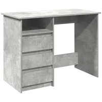 VidaXL Schreibtisch Betongrau 102x50x75 cm Holzwerkstoff