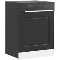 VidaXL Geschirrspülerblende Kalmar Schwarz 60x1,5x67 cm Holzwerkstoff