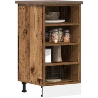 VidaXL Unterschrank Riga Altholz-Optik 40x44,5x81,5 cm Holzwerkstoff