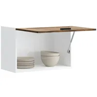 VidaXL Küchen-Hängeschrank Porto Räuchereiche Holzwerkstoff