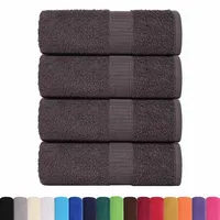VidaXL Waschlappen 4 Stk. Anthrazit 15x21 cm 360 g/m2