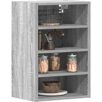 VidaXL Hängeschrank Riga Grau Sonoma 40x29,5x60 cm Holzwerkstoff