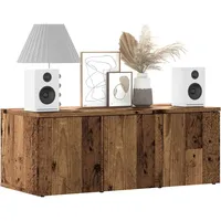 VidaXL TV-Schrank Altholz-Optik 80x34x30 cm Holzwerkstoff