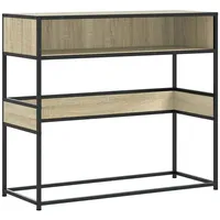 VidaXL Konsolentisch Sonoma-Eiche 90x35x80 cm Holzwerkstoff