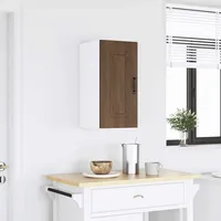 VidaXL Küchen-Hängeschrank Kalmar Braun Eichen-Optik Holzwerkstoff