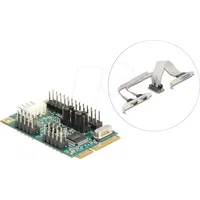 DeLock 95277 - Mini PCIe I/O PCIe full size