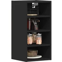 VidaXL Hängeschrank Riga Schwarz 30x29,5x60 cm Holzwerkstoff