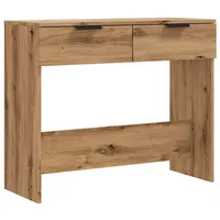 VidaXL Konsolentisch Artisan-Eiche 90x36x75 cm Holzwerkstoff