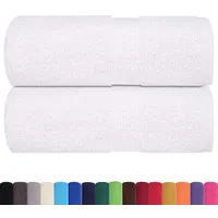 VidaXL Gästetücher 2 Stk. Weiß 30x50 cm 360 g/m2