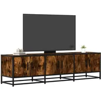 VidaXL TV-Schrank Räuchereiche 150x35x41 cm Holzwerkstoff und Metall