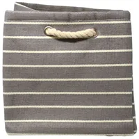 MDesign Aufbewahrungsbox 4er-Set mDesign Stoffkisten mit Griffe grau/creme Baumwolle