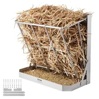 Vevor Heuraufe Futterraufe Wandraufe 2in1 Futtertrog Futterspender 610x297x584mm