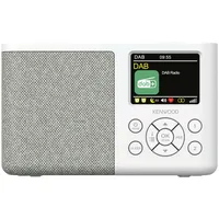 Kenwood CR-M33DAB-W - Tragbares DAB+ Radio mit Bluetooth, integriertem