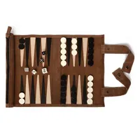 Sondergut Backgammon Brettspiel Mocca - Zum Rollen aus 100%