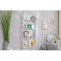 TICAA Kinderbücherregal Toni 55 x 80 cm Kiefer massiv