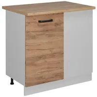 Vicco Eckunterschrank R-Line, 86 cm AP Eiche