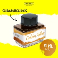 Online Schreibgeräte ONLINE® Tintenfass Golden Yellow 15,0 ml