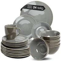 Moritz & Moritz SENSE Grau Geschirrset 6 Personen -