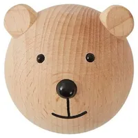 OYOY 10995 Wandhalterung Drinnen Universalhaken Schwarz, Holz 1 Stück(e)