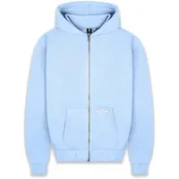 Dropsize Bazix Republiq Super Heavy Blank Zip-Hoodie - Blau