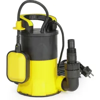 Wiltec Tauchpumpe Schwimmer 850 W, flachabsaugende Pumpe bis 1