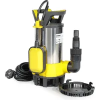 Wiltec 3 in 1 Flachsauger Tauchpumpe Edelstahl 1100 W,
