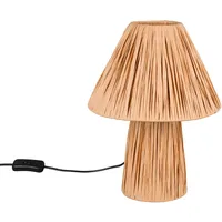 RL Nachttischlampe Tischleuchte Papier braun Tischlampe 2 flammig H