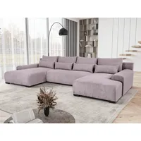 Beautysofa Ecksofa BENNY U-Form Polsterecke für Wohnzimmer mit Schlaffunktion