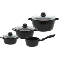 Elo - Basic Elo Basic Topf-Set »Black Cast«, Aluminiumguss,