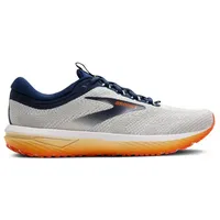 Brooks Herren Laufschuhe Revel 7 White/Peacoat/Orange, 45 1⁄2