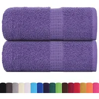 VidaXL Seiftücher 2 Stk. Lila 30x30 cm 360 g/m2