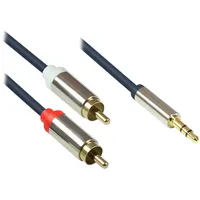 Good Connections GC-M0060 Audio Anschlusskabel High-Quality 3,5 mm, Klinkenstecker