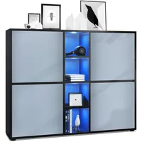 Vladon Highboard Cuba V3 (Highboard, mit 12 Fächern, inkl.