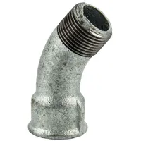 Gebo gebofittings Temperguss Gewindefittings 40 - Langer Bogen 45