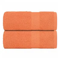 VidaXL Seiftücher 2 Stk. Orange 30x30 cm 360 g/m2