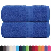 VidaXL Seiftücher 2 Stk. Blau 30x30 cm 360 g/m2