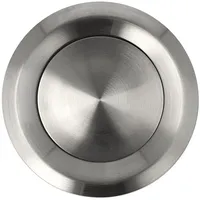 MS Beschläge - Ventil Tellerventil Zuluftgitter Abluftgitter Edelstahl matt