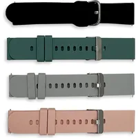 KENDOX LifeTracker Ersatzarmbänder 4er-Set – Austauschbare Silikonarmbänder