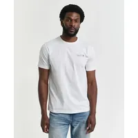 GANT Graphic Kurzarm-T-Shirt Eggshell 2XL