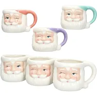 Mambocat Kaffeetasse 0,28 l Mehrfarbig 6 St.