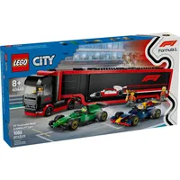 LEGO City F1 Truck with RB20 - AMR24 F1