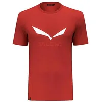 Salewa Solidlogo Dri-release Kurzarm-t-shirt - Flame - 3XL