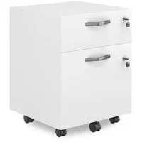 Vicco Rollcontainer Bregenz, Weiß, 40 x 53 cm abschließbar,