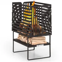 Blumfeldt Feuerschale Outdoor Stahl-Feuerschale Groß für Balkon - Camping,