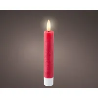 Buttinette LED Stabkerzen 14,5 x 2,2 cm rot