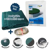 Waterman Abdeckplane für 730x375cm Acht-/Oval Pools und Schwimmbecken -