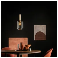 LUCIDE Joanet 1-flg. Ø 22 cm rund grau